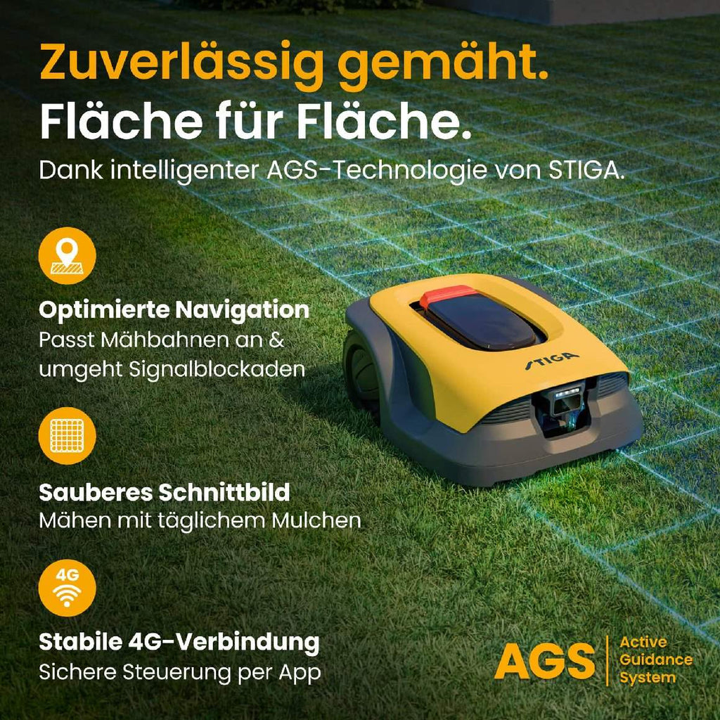 Stiga kabelloser Mähroboter A 10v - mit kostenloser Abdeckung