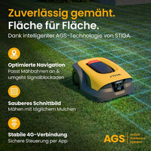 Laden Sie das Bild in den Galerie-Viewer, Stiga kabelloser Mähroboter A 10v - mit kostenloser Abdeckung