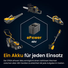 Laden Sie das Bild in den Galerie-Viewer, Stiga Akku-Aufsitzmäher Swift 372e mit 4 x 5 Ah Akkus und 1 x Ladegerät